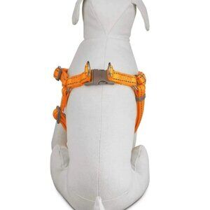 Dog Harness: NWT Orange Reflective Padded, L/XL